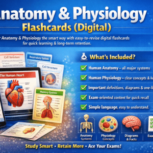 Anatomy & Physiology Flashcards (Digital)