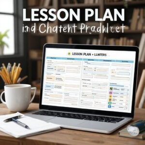 Lesson Plan Template | Teacher's Plan Book | Teacher Planner - Digital & Print